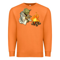 Carrot Yoda is warming up Premium Sweatshirt - artisFamous