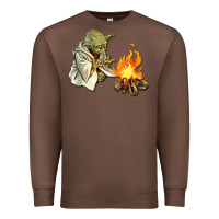 Chestnut Yoda is warming up Premium Sweatshirt - artisFamous