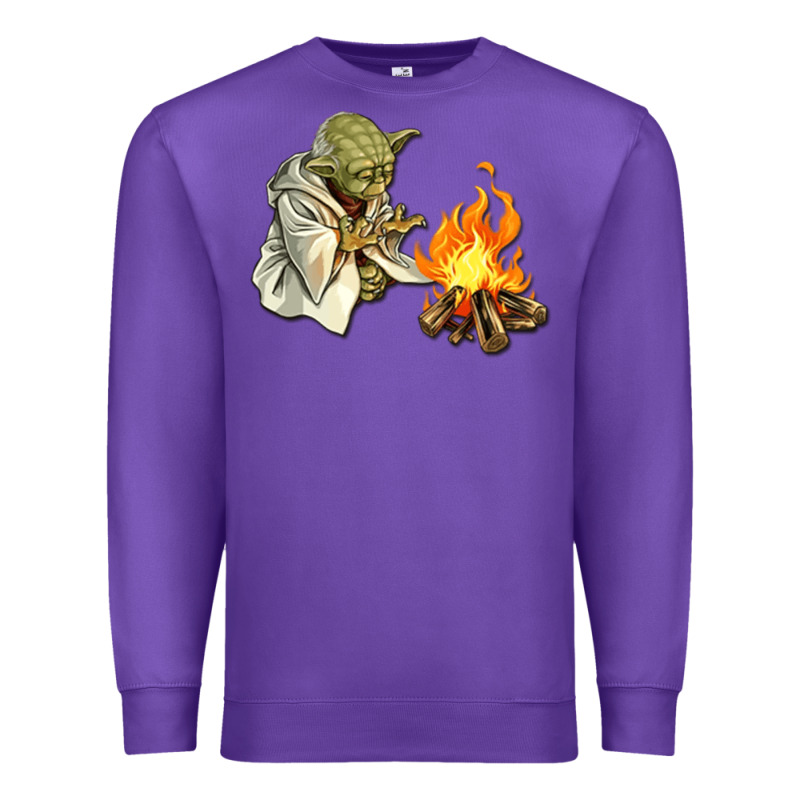 Yoda Is Warming Up Premium Sweatshirt by artisFamous | Teevron