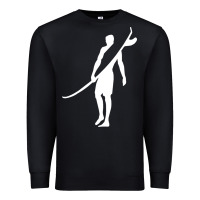 Black Surf Premium Sweatshirt - artisFamous