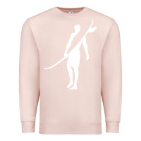 Pale Pink Surf Premium Sweatshirt - artisFamous
