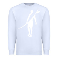 White Surf Premium Sweatshirt - artisFamous