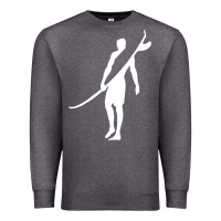 Charcoal Heather Surf Premium Sweatshirt - artisFamous