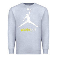 Heather Grey funny pickleball Premium Sweatshirt - artisFamous