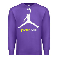 Purple funny pickleball Premium Sweatshirt - artisFamous