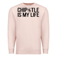 Pale Pink chipotle is my life Premium Sweatshirt - artisFamous