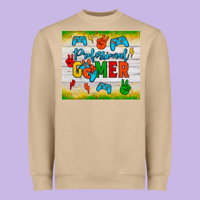 Professional Gamer Heavyweight Sweatshirt Designed By Jahusdesignshop