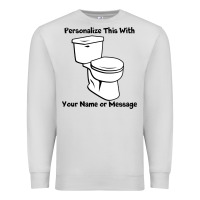 Dove Grey toilet Premium Sweatshirt - artisFamous