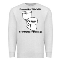 Oatmeal Heather toilet Premium Sweatshirt - artisFamous