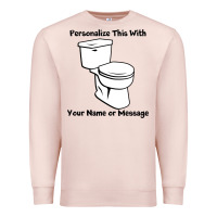 Pale Pink toilet Premium Sweatshirt - artisFamous