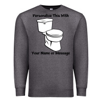 Charcoal Heather toilet Premium Sweatshirt - artisFamous
