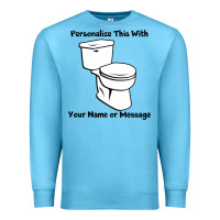 Ocean Blue toilet Premium Sweatshirt - artisFamous