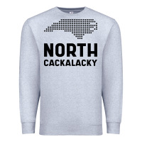 Heather Grey North Carolina State North Cackalacky Premium Sweatshirt - artisFamous