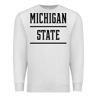 Oatmeal Heather Michigan MI State vintage Athletic Style Premium Sweatshirt - artisFamous