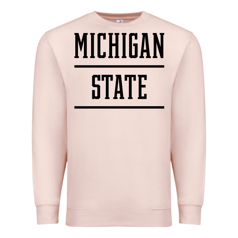 Michigan Mi State Vintage Athletic Style Premium Sweatshirt by artisFamous | Teevron