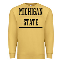 Antique Gold Michigan MI State vintage Athletic Style Premium Sweatshirt - artisFamous