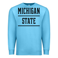 Ocean Blue Michigan MI State vintage Athletic Style Premium Sweatshirt - artisFamous