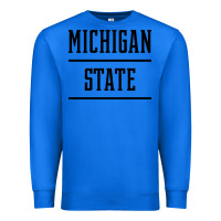 True Royal Michigan MI State vintage Athletic Style Premium Sweatshirt - artisFamous