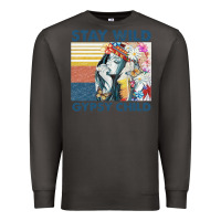 Smoke stay wild gypsy child letter rainbow Premium Sweatshirt - artisFamous