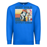 True Royal stay wild gypsy child letter rainbow Premium Sweatshirt - artisFamous