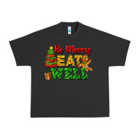 Pigment Black be merry eat well Urban Heavy Tee - FaDigitalArtStudio