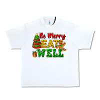 White be merry eat well Urban Heavy Tee - FaDigitalArtStudio
