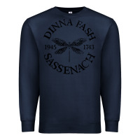 Navy dinna fash sassenach Premium Sweatshirt - artisFamous