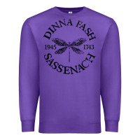Purple dinna fash sassenach Premium Sweatshirt - artisFamous
