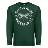 Sports Green dinna fash sassenach Premium Sweatshirt - artisFamous
