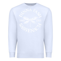 White dinna fash sassenach Premium Sweatshirt - artisFamous