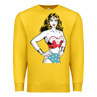 Lemon wonder woman Premium Sweatshirt - artisFamous