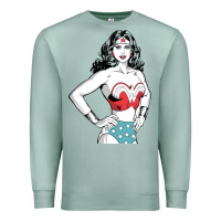 Seafoam wonder woman Premium Sweatshirt - artisFamous