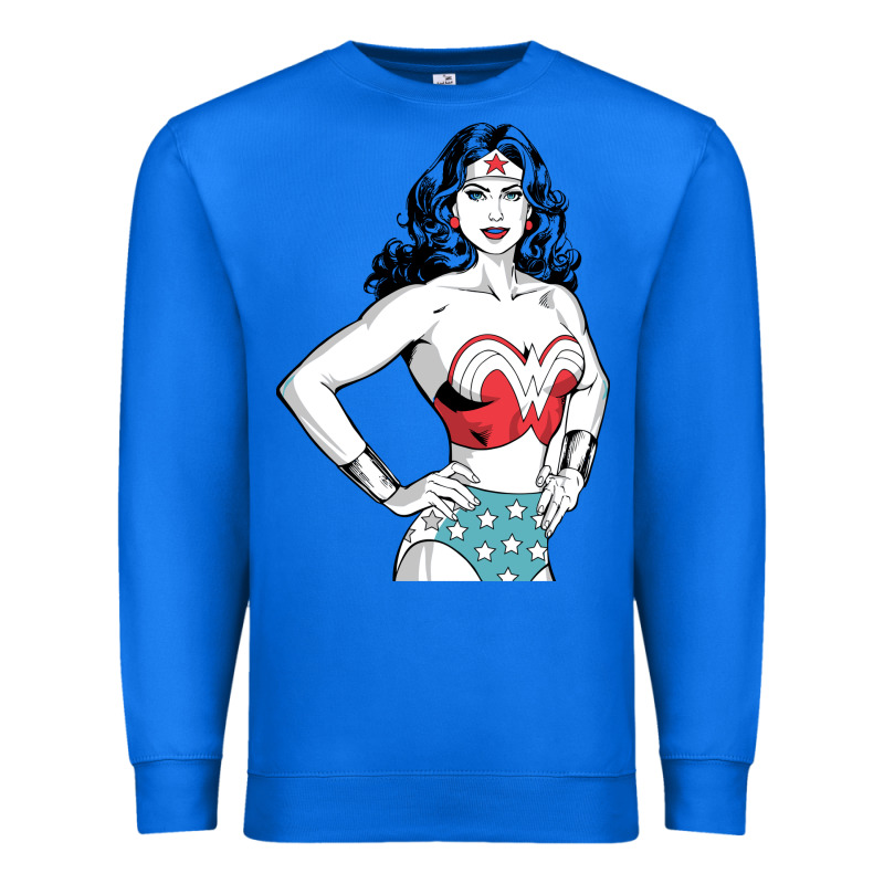 Wonder Woman Premium Sweatshirt by artisFamous | Teevron