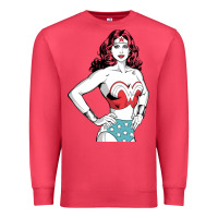 Cardinal wonder woman Premium Sweatshirt - artisFamous