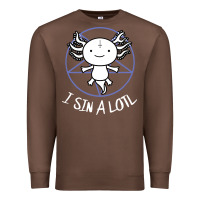 Chestnut i sin a lotl hail satan pentagram Premium Sweatshirt - artisFamous