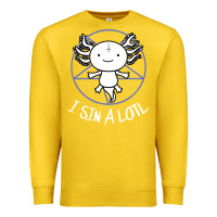 Lemon i sin a lotl hail satan pentagram Premium Sweatshirt - artisFamous