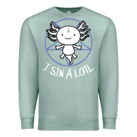 Seafoam i sin a lotl hail satan pentagram Premium Sweatshirt - artisFamous