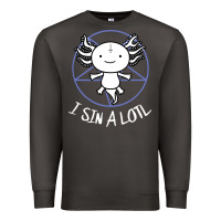 Smoke i sin a lotl hail satan pentagram Premium Sweatshirt - artisFamous
