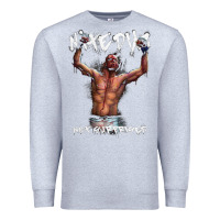 Heather Grey NATE DIAZ Premium Sweatshirt - artisFamous