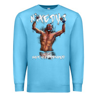 Ocean Blue NATE DIAZ Premium Sweatshirt - artisFamous