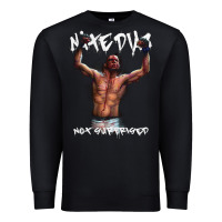 Black NATE DIAZ Premium Sweatshirt - artisFamous