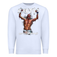 White NATE DIAZ Premium Sweatshirt - artisFamous