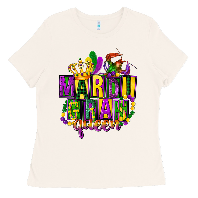 Mardi Gras Queen Ladies Tee by FaDigitalArtStudio | Teevron