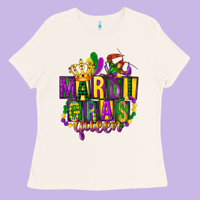 Mardi Gras Queen Ladies Tee Designed By Fadigitalartstudio