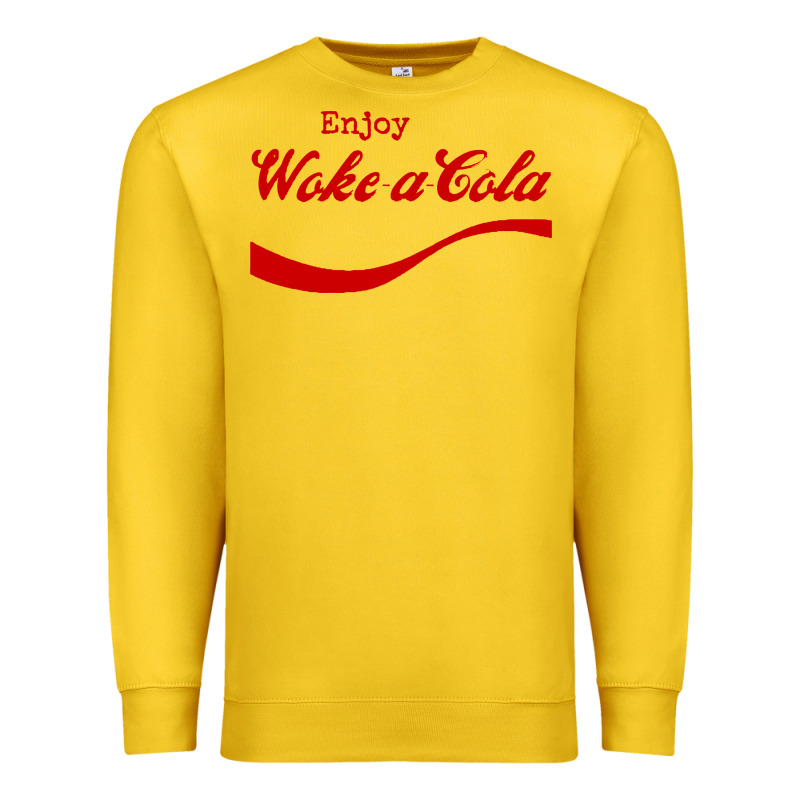 Enjoy Woke A Cola Premium Sweatshirt by artisFamous | Teevron