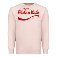 Pale Pink enjoy woke a cola Premium Sweatshirt - artisFamous