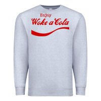 Heather Grey enjoy woke a cola Premium Sweatshirt - artisFamous