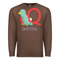 Chestnut Cute Quetzal Kid's Premium Sweatshirt - artisFamous