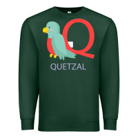 Sports Green Cute Quetzal Kid's Premium Sweatshirt - artisFamous
