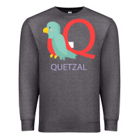 Charcoal Heather Cute Quetzal Kid's Premium Sweatshirt - artisFamous